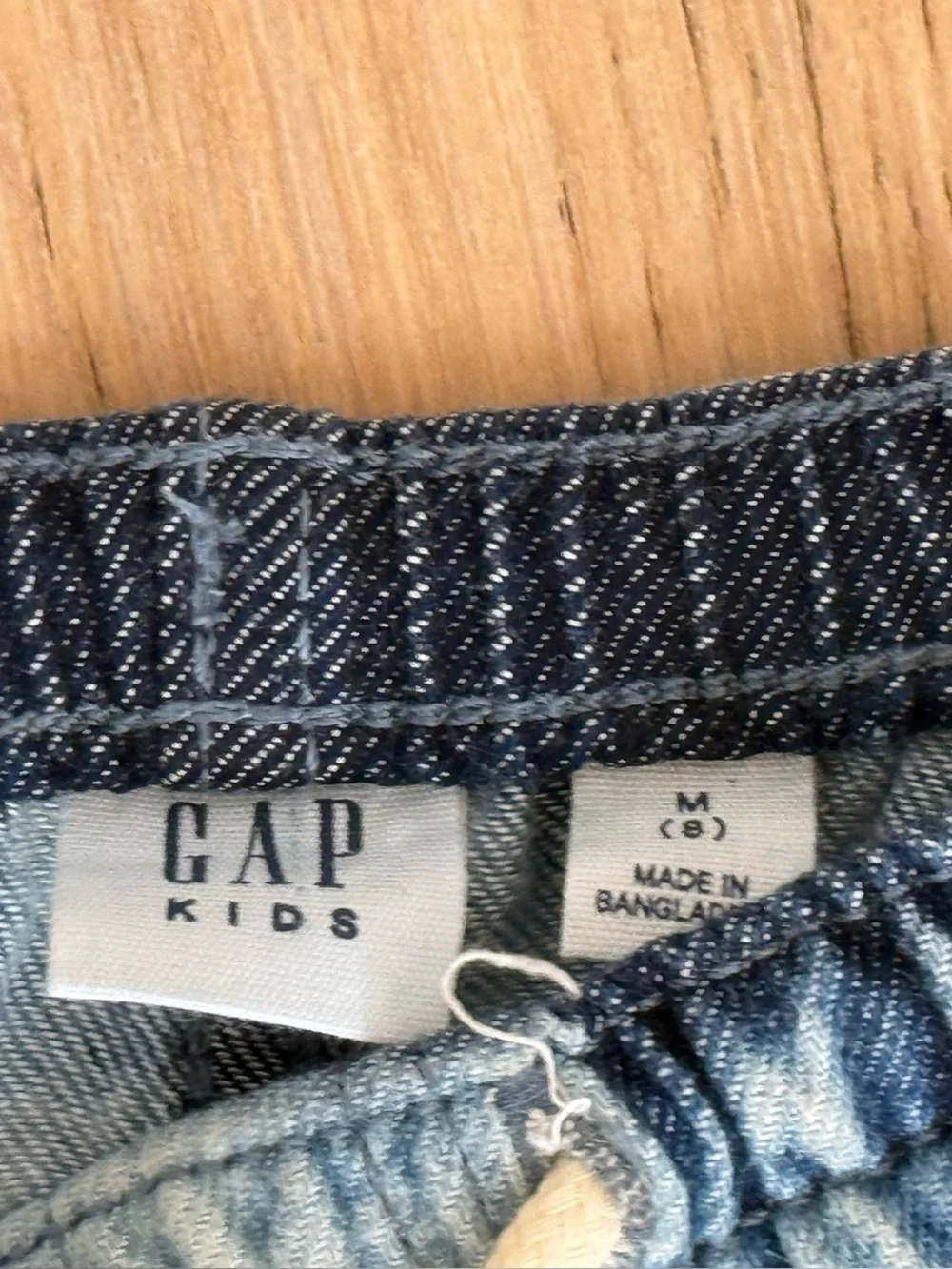 GAP Kids Dark and Light Blue Washed Denim Jeans